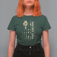 New Dad 2026 T Shirt For Women Camo American Flag Military Dad Father's Day