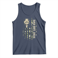 New Dad 2026 Tank Top Camo American Flag Military Dad Father's Day