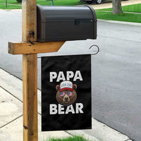 Papa Bear Father's Day Garden Flag America 250th Anniversary USA Flag July 4th
