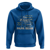 Papa Bear Father's Day Hoodie Camouflage California Republic Flag Bear