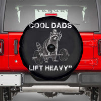 Cool Dads Lift Heavy Spare Tire Cover Gym Dad Raccoon
