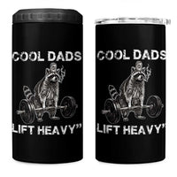 Cool Dads Lift Heavy 4 in 1 Can Cooler Tumbler Gym Dad Raccoon