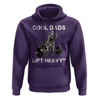 Cool Dads Lift Heavy Hoodie Gym Dad Raccoon