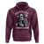 Funny Skeleton Smoking Hoodie Fun Fact I Don Not Care Sarcastic Women Skull - Wonder Print Shop