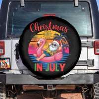 Funny Hawaiian Christmas Spare Tire Cover Santa Beach Tropical Xmas - Wonder Print Shop