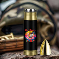 Funny Hawaiian Christmas Bullet Tumbler Santa Beach Tropical Xmas - Wonder Print Shop