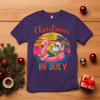 Funny Hawaiian Christmas T Shirt Santa Beach Tropical Xmas - Wonder Print Shop