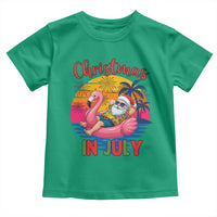 Funny Hawaiian Christmas Toddler T Shirt Santa Beach Tropical Xmas - Wonder Print Shop