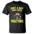 Funny Farming Tractor T Shirt Just A Boy Who Loves Tractors - Wonder Print Shop