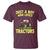 Funny Farming Tractor T Shirt Just A Boy Who Loves Tractors - Wonder Print Shop