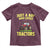 Funny Farming Tractor Toddler T Shirt Just A Boy Who Loves Tractors - Wonder Print Shop