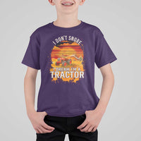 Funny Tractor T Shirt For Kid I Do Not Snore I Dream I Am A Tractor - Wonder Print Shop