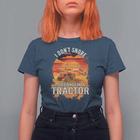 Funny Tractor T Shirt For Women I Do Not Snore I Dream I Am A Tractor - Wonder Print Shop