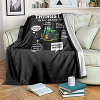 Funny Farmers Throw Blanket Things I Do In My Spare Time - Wonder Print Shop