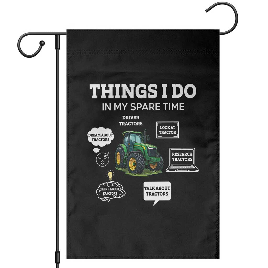 Funny Farmers Garden Flag Things I Do In My Spare Time - Wonder Print Shop