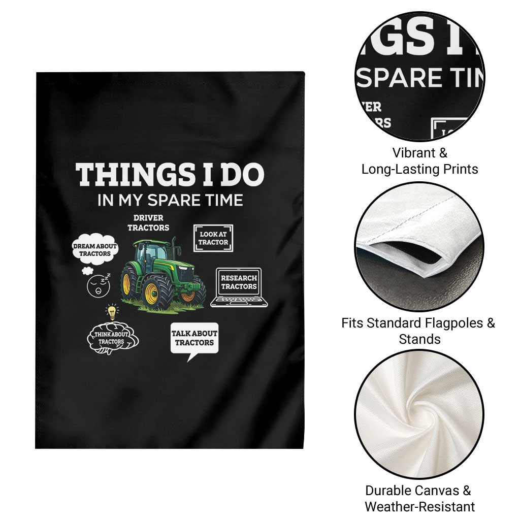 Funny Farmers Garden Flag Things I Do In My Spare Time - Wonder Print Shop