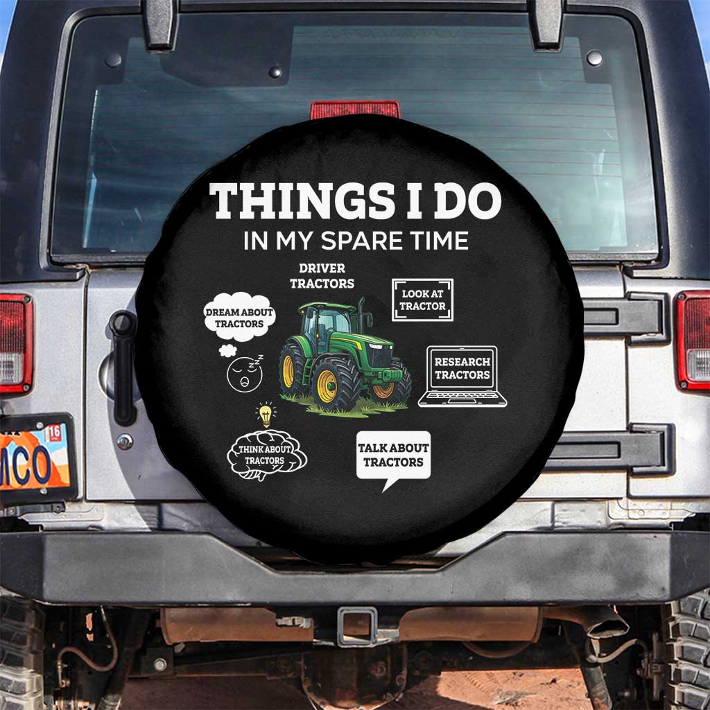Funny Farmers Spare Tire Cover Things I Do In My Spare Time - Wonder Print Shop