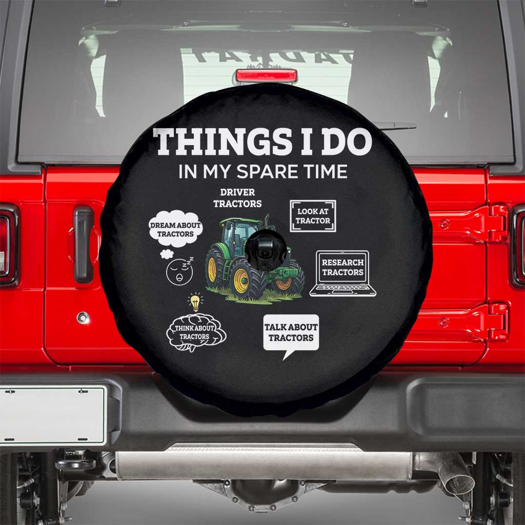 Funny Farmers Spare Tire Cover Things I Do In My Spare Time - Wonder Print Shop