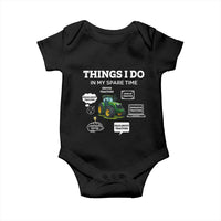 Funny Farmers Baby Onesie Things I Do In My Spare Time - Wonder Print Shop