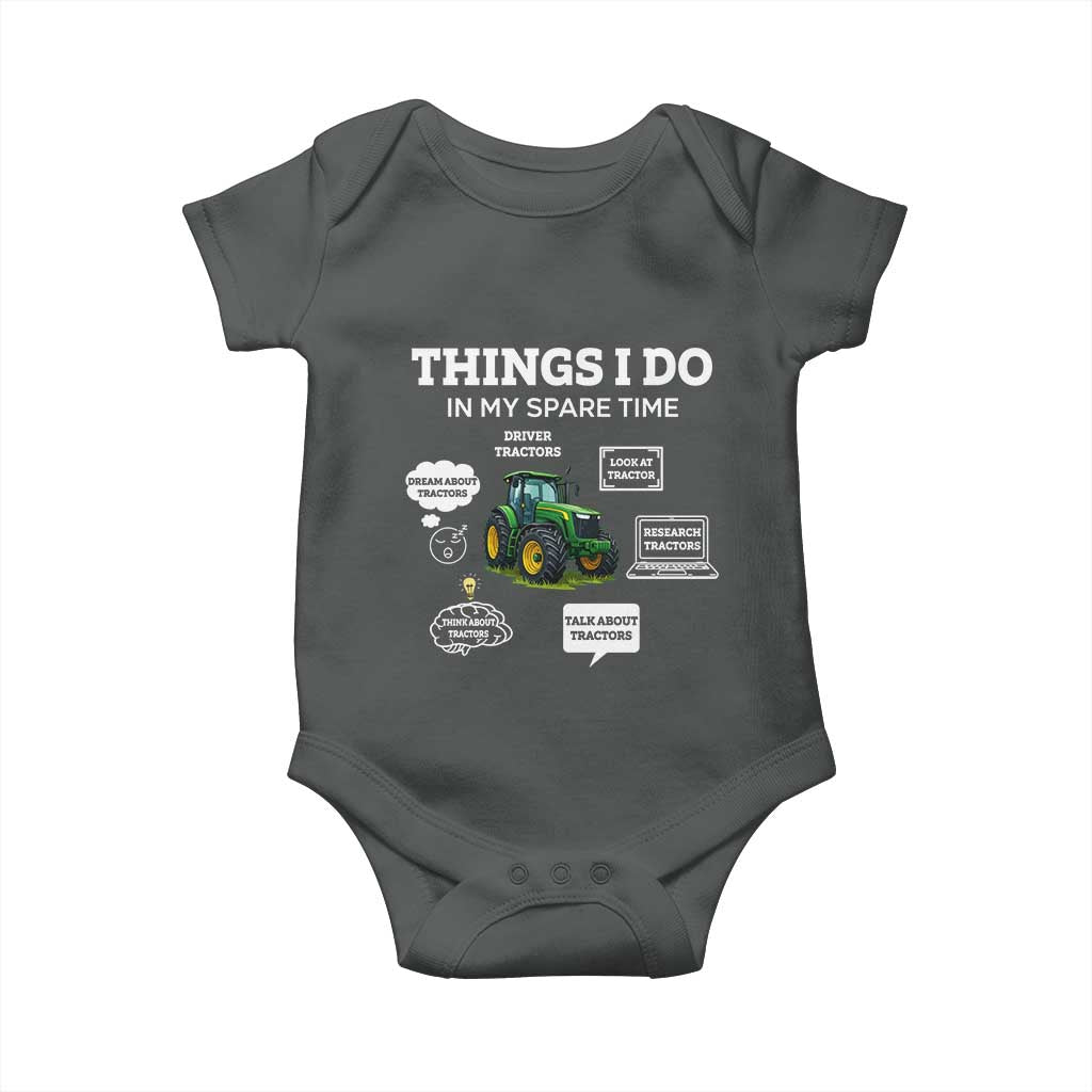 Funny Farmers Baby Onesie Things I Do In My Spare Time - Wonder Print Shop