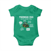 Funny Farmers Baby Onesie Things I Do In My Spare Time - Wonder Print Shop