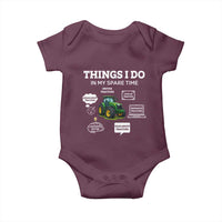 Funny Farmers Baby Onesie Things I Do In My Spare Time - Wonder Print Shop