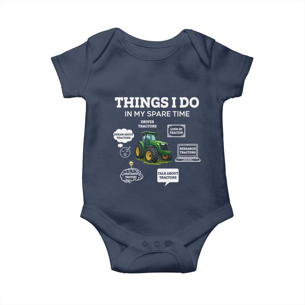 Funny Farmers Baby Onesie Things I Do In My Spare Time - Wonder Print Shop