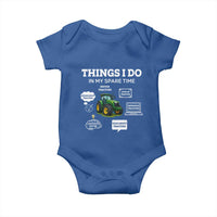 Funny Farmers Baby Onesie Things I Do In My Spare Time - Wonder Print Shop
