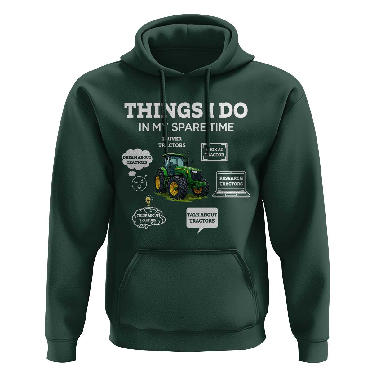 Funny Farmers Hoodie Things I Do In My Spare Time - Wonder Print Shop
