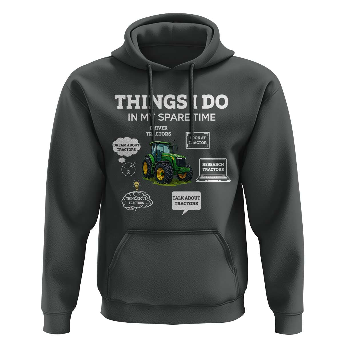 Funny Farmers Hoodie Things I Do In My Spare Time - Wonder Print Shop