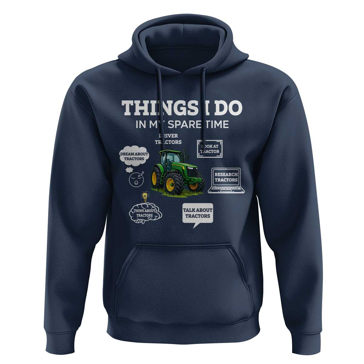Funny Farmers Hoodie Things I Do In My Spare Time - Wonder Print Shop