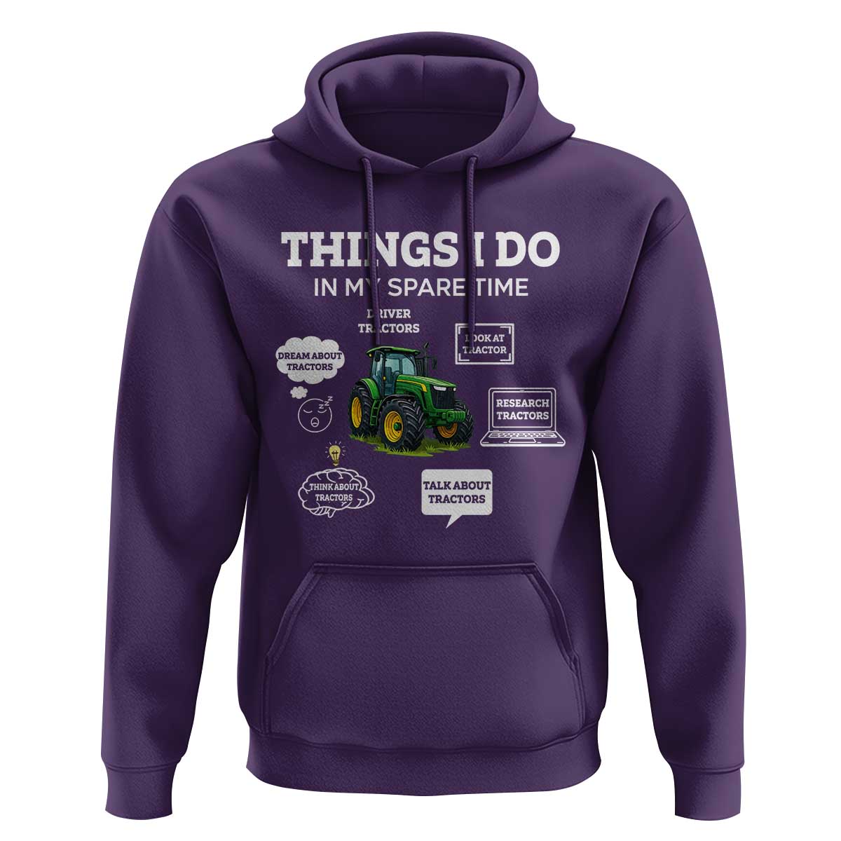Funny Farmers Hoodie Things I Do In My Spare Time - Wonder Print Shop