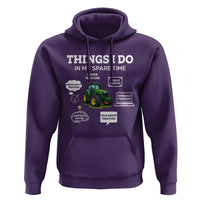 Funny Farmers Hoodie Things I Do In My Spare Time - Wonder Print Shop