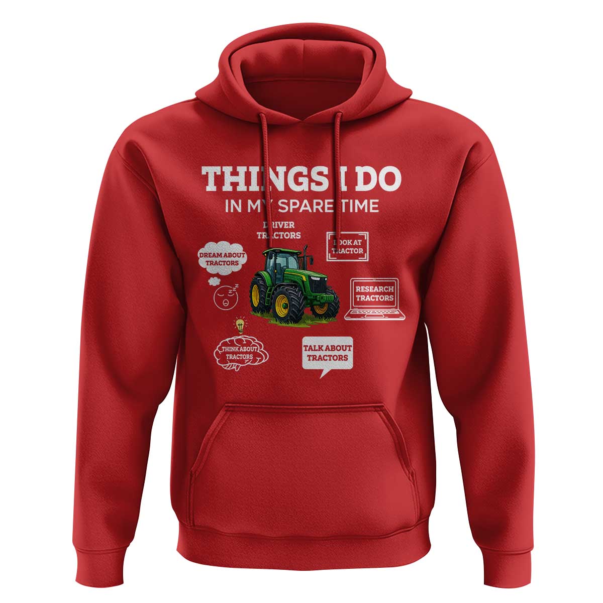 Funny Farmers Hoodie Things I Do In My Spare Time - Wonder Print Shop
