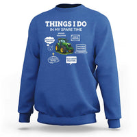 Funny Farmers Sweatshirt Things I Do In My Spare Time - Wonder Print Shop