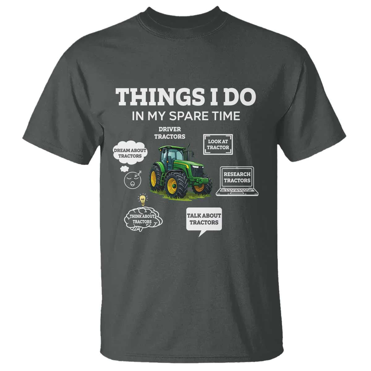 Funny Farmers T Shirt Things I Do In My Spare Time - Wonder Print Shop
