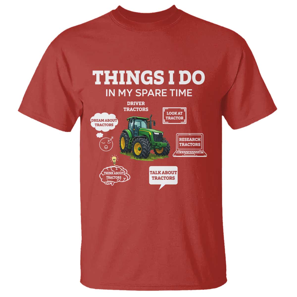 Funny Farmers T Shirt Things I Do In My Spare Time - Wonder Print Shop
