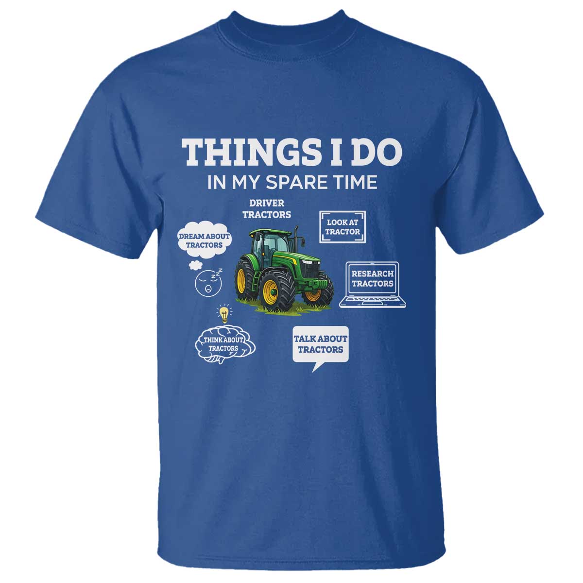 Funny Farmers T Shirt Things I Do In My Spare Time - Wonder Print Shop