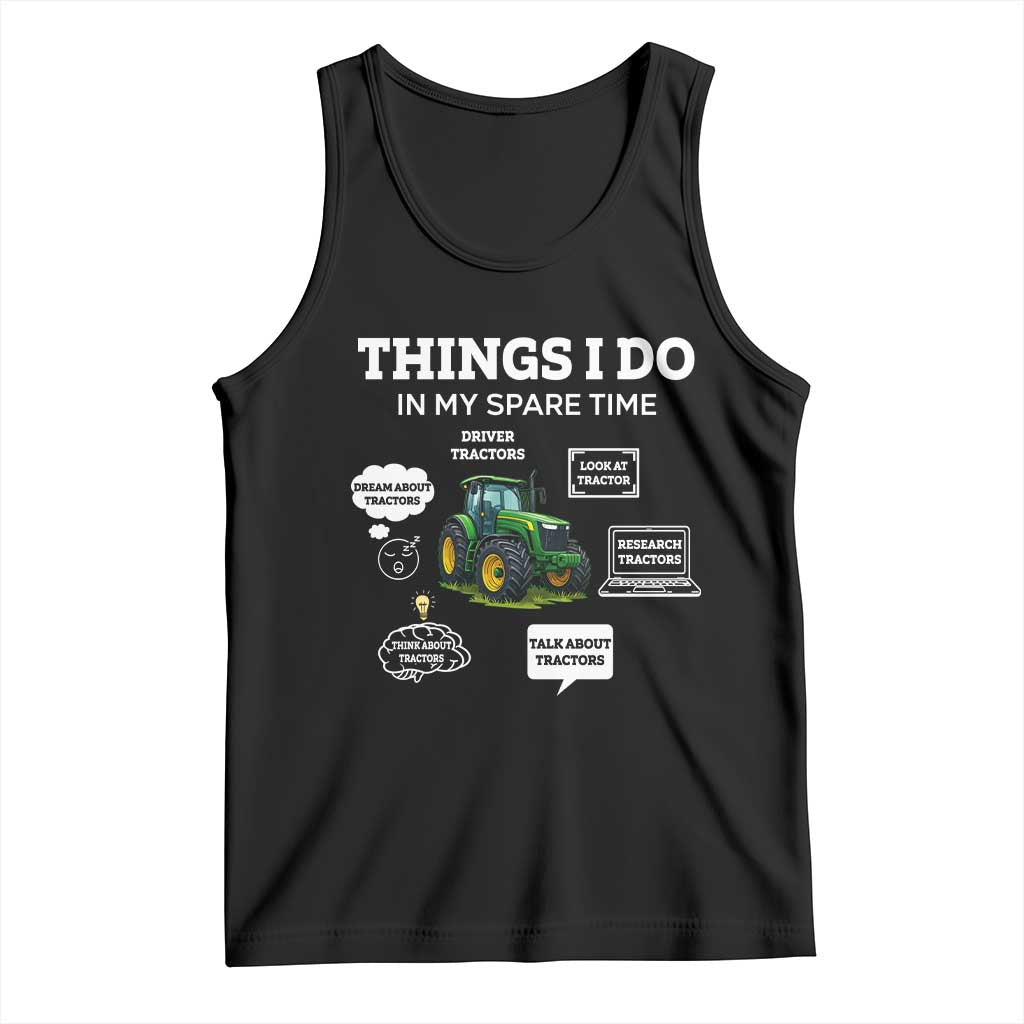 Funny Farmers Tank Top Things I Do In My Spare Time - Wonder Print Shop