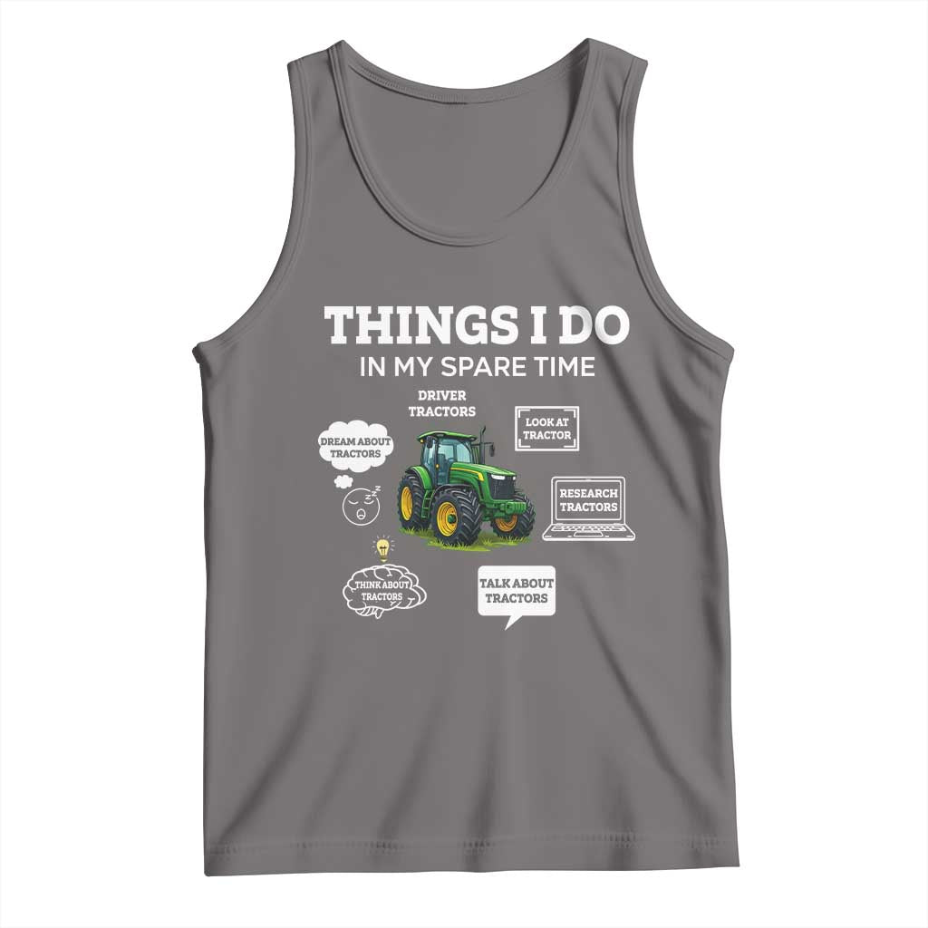 Funny Farmers Tank Top Things I Do In My Spare Time - Wonder Print Shop