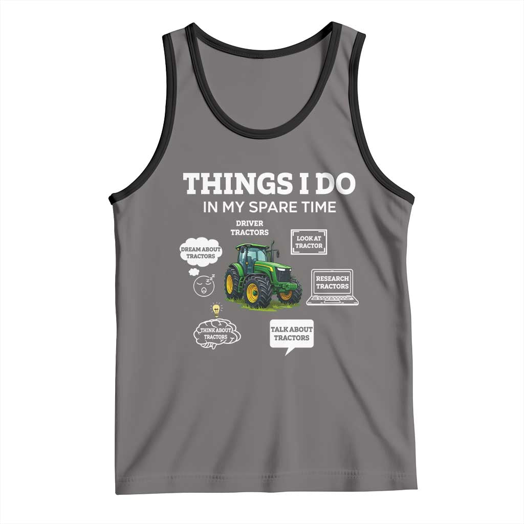 Funny Farmers Tank Top Things I Do In My Spare Time - Wonder Print Shop
