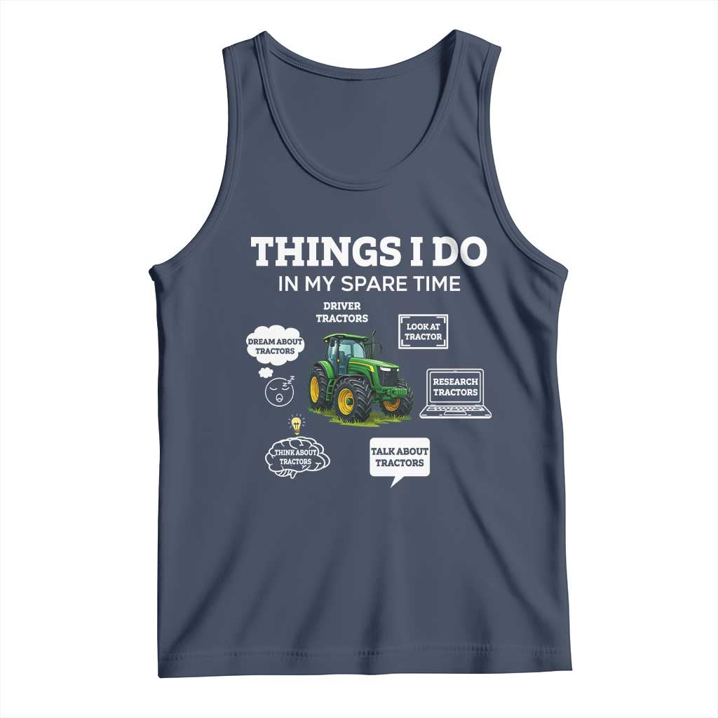 Funny Farmers Tank Top Things I Do In My Spare Time - Wonder Print Shop