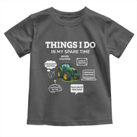 Funny Farmers Toddler T Shirt Things I Do In My Spare Time - Wonder Print Shop