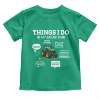 Funny Farmers Toddler T Shirt Things I Do In My Spare Time - Wonder Print Shop