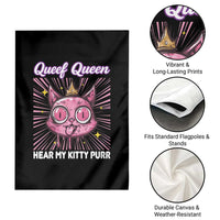 Queef Queen Cat Meme Garden Flag Funny Inappropriate Adult Humor - Wonder Print Shop