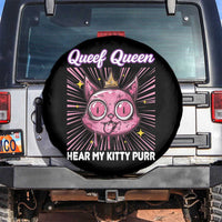 Queef Queen Cat Meme Spare Tire Cover Funny Inappropriate Adult Humor - Wonder Print Shop