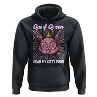Queef Queen Cat Meme Hoodie Funny Inappropriate Adult Humor - Wonder Print Shop