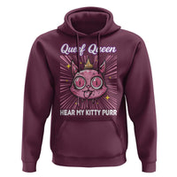 Queef Queen Cat Meme Hoodie Funny Inappropriate Adult Humor - Wonder Print Shop