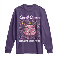 Queef Queen Cat Meme Long Sleeve Shirt Funny Inappropriate Adult Humor - Wonder Print Shop