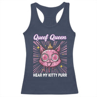 Queef Queen Cat Meme Racerback Tank Top Funny Inappropriate Adult Humor - Wonder Print Shop